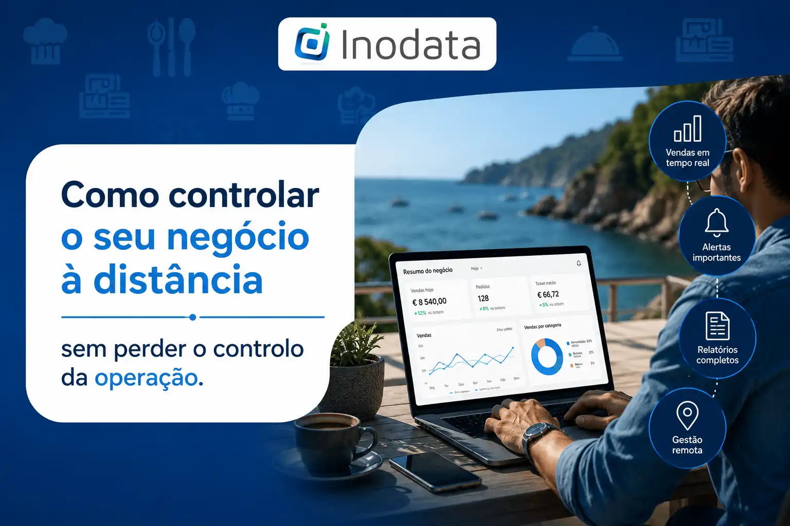 Como controlar o seu negócio à distância sem perder o controlo da operação